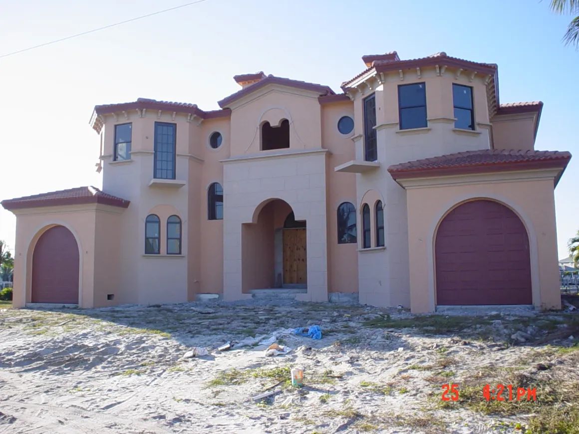 Completed custom home