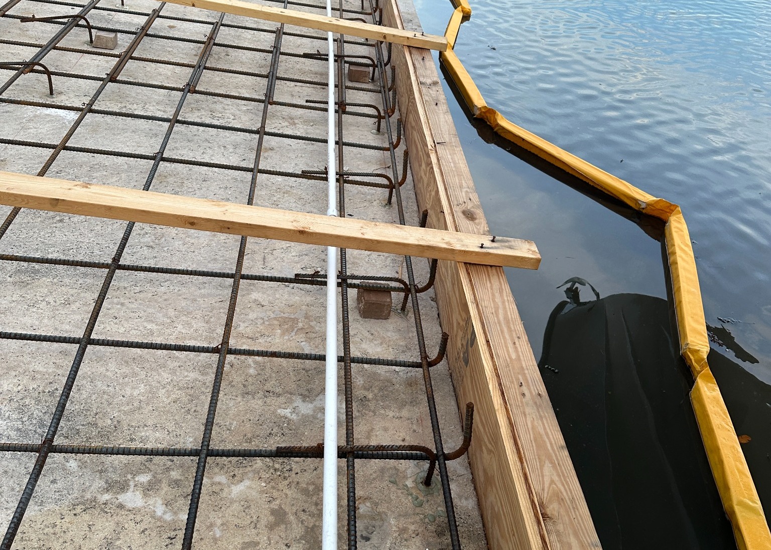 Reinforced concrete marine construction